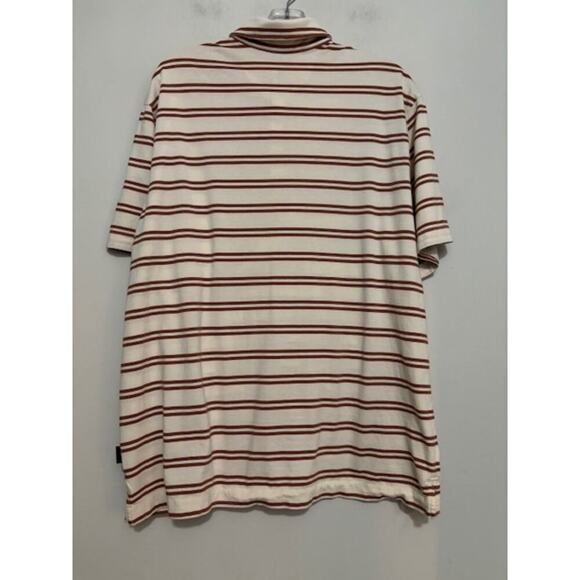 Patagonia Men's Polo Shirt Cotton in Conversion XL Short Sleeve Mirror Stripe - Picture 2 of 5